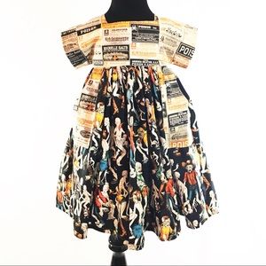 Lil Piece of Attitude Dresses - Toddler Zombie Halloween Dress Size 5 Custom Made Lil Piece of Attitude Dresses - Toddler Zombie Halloween Dress Size 5 Custom Made